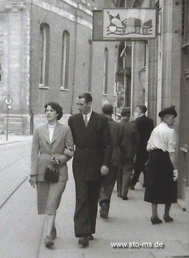 Agnes und Heinz Becker in der Salzstraße