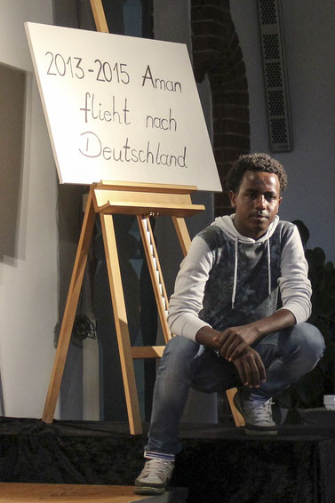  Zwei Jahre dauerte die Flucht des Jungen Aman von Eritrea nach Deutschland.