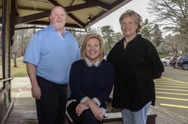 Matt Glennon, Mayor Mahr and Adele Kenny