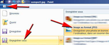 Enregistrer au fromat .jpeg