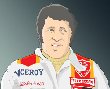 Mario Andretti by Muneta & Cerracín