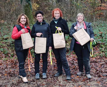 Das Foto (gemacht von Stephan Haas) zeigt v.l.n.r. Martina Breitenbücher, Barbara Vögele, Ursula Kelm, Sabrina Reinhard