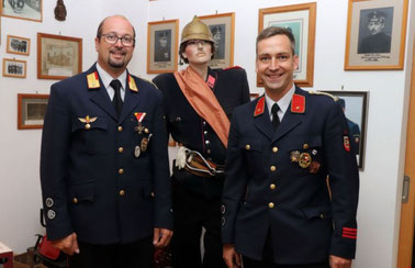 Feuerwehrkommandant Werner Puggl und sein Stellvertreter Stefan Unterweger freuten sich auf den regen Besuch.