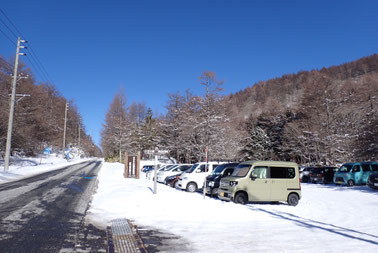 蓼科山　雪山　登山　ガイド