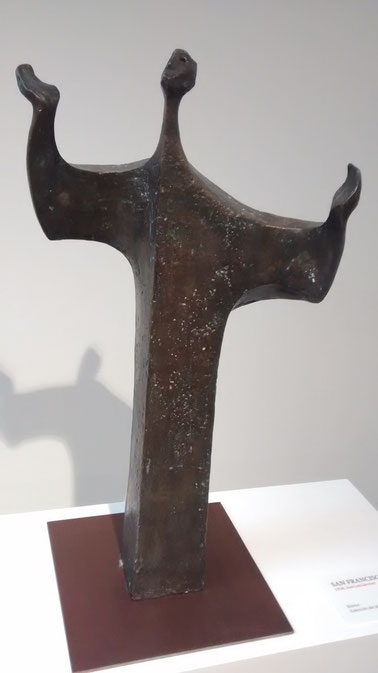 San Francisco de Asís 1958.Jose Luis Sánchez.Bronce fundición.60x30x11.Colección del artista