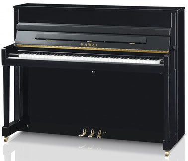   Kawai Klavier Mod. K-200, schwarz poliert