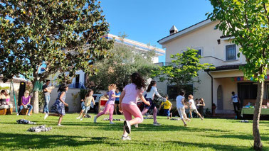 battaglia di cuscini festa bambini 9 anni Roma