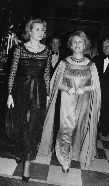 Les amies; son altesse la Princesse Grace de Monaco et Madame Estée Lauder