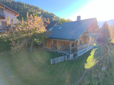location chalet montagnard à valmorel dans les alpes