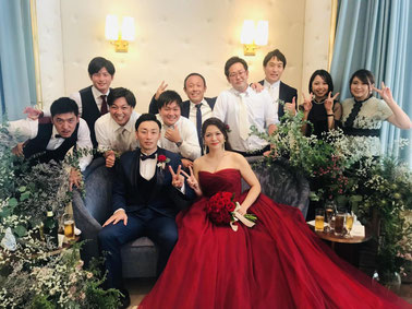 披露宴集合写真