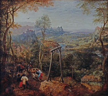 Die Elster auf dem Galgen; Peter Brügel d.Ä.; 1568