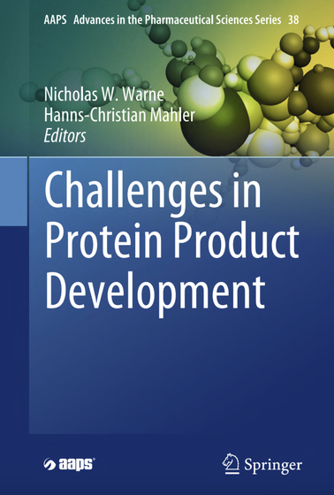 Photo of the book cover: Challenges in Protein Product Development