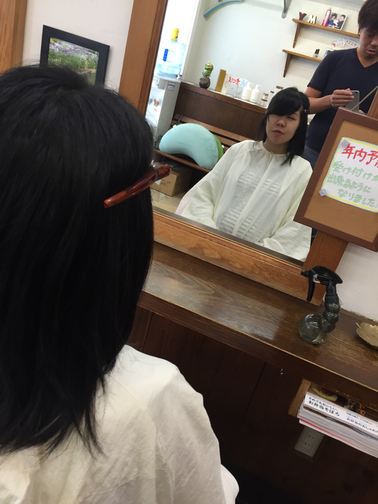 短い前髪(フロント)で毎日がらくちんな育児ライフ