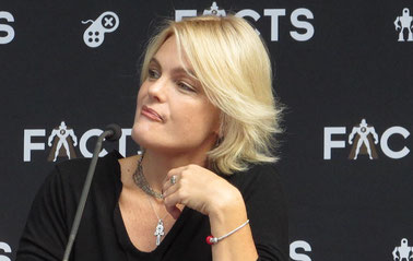 Erika Eleniak during her panel at FACTS 2016