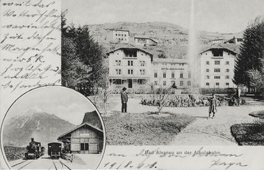 Engadin Press Co, gestempelt 19.08.1908