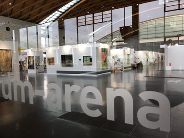 Art Karlsruhe 2024 – dm arena / Blick auf unseren Messestand N03