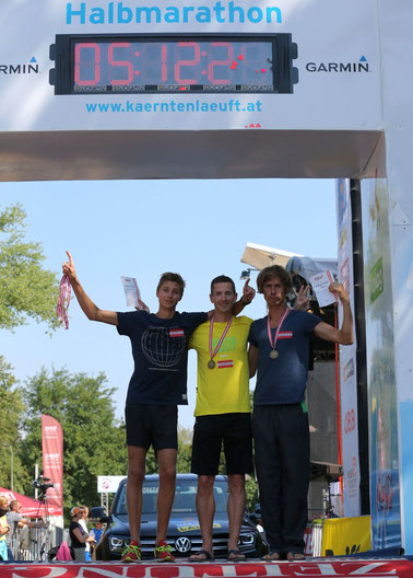 Timon Theuer, Christopher Bednar und Martin Mistelbauer - die Mannschaft des team2012.at