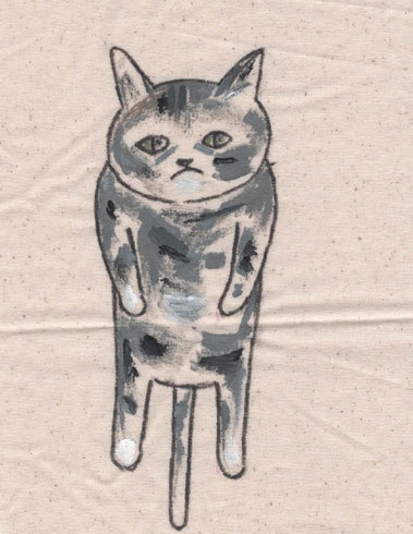 猫・猫グッズ・猫イラスト・キジ白