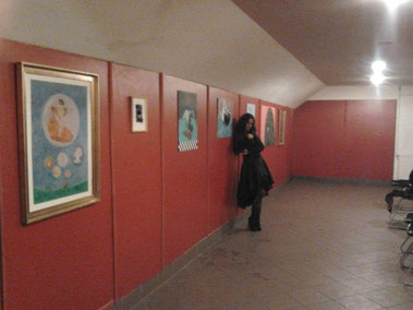 La prima mostra di pittura nel 2012