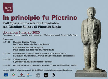 Locandina Convegno-studio "In principio fu Pietrino"_Pinuccio Sciola_Fondazione Sciola
