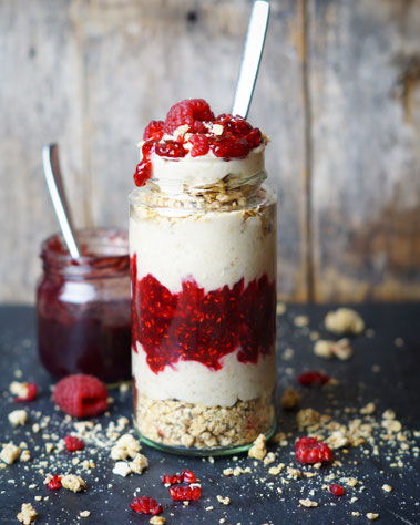nicecream chai latte granola icecream