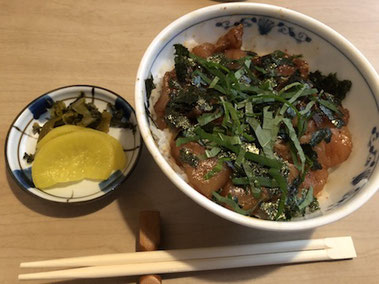 これが食べた”さわら丼”　岡山駅近く「竹浜」