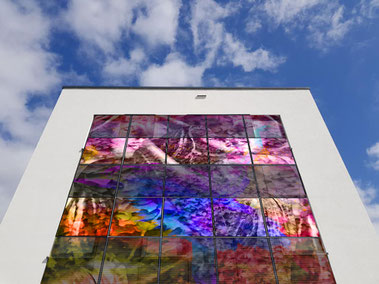 Bildkomposition für Hausfassade - Entwurf