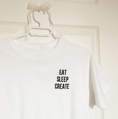Eat, Sleep, Create T-shirt