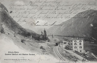 A & E Reinhardt Chur - St. Moritz, gestempelt 15. November 1905