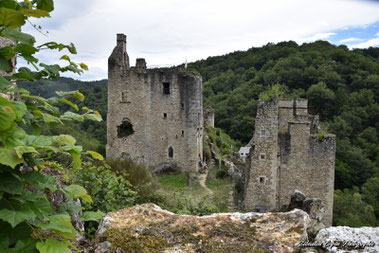 3 étages d'un des édifices les mieux conservés des tours de Merle en Corrèze