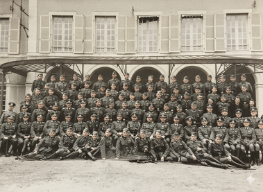 "Photo datant de décembre 1940 lors de l'occupation du Mans par les Allemands"