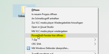 Powershell öffnen