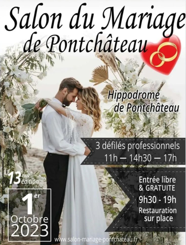 Salon du Mariage de Pontchâteau 1er Octobre 2023