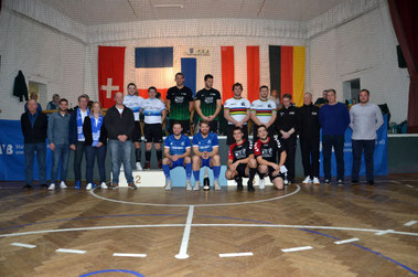 Siegerehrung beim MVB-Preis in Hechtsheim, Sportart Radball, Rauch, Stenner