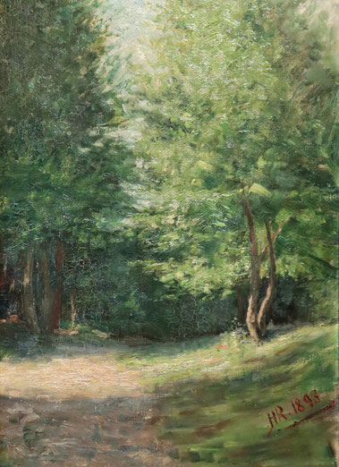 Hermine Overbeck-Rohte: Waldlichtung, 1893