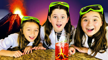 Volcano Eruption experiment, science experiment, volcano science project