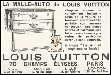 coffre a valise Louis Vuitton automobile