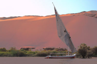 Auf dem Nil in Ägypten