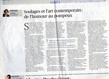 Luc Ferry et l'art contemporain