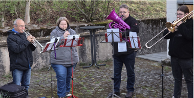 Posaunenchor beim Oster-Frühgottesdienst