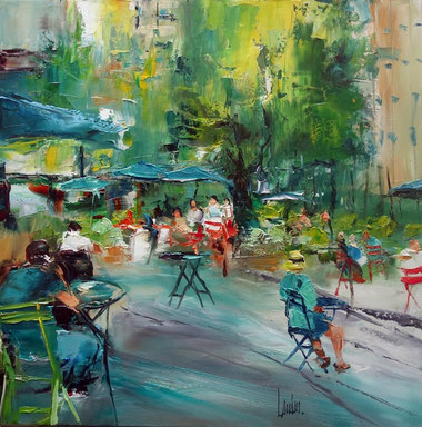 "Passe-temps" - 60x60