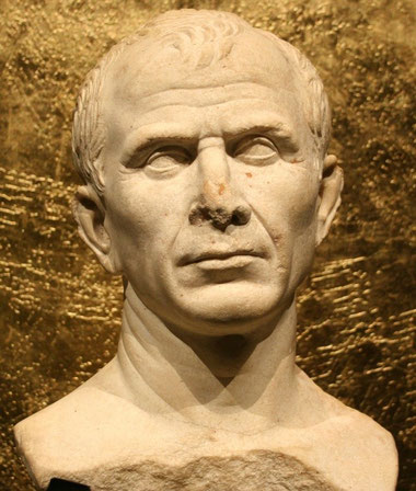 Buste de César retrouvé dans le Rhône en Arles