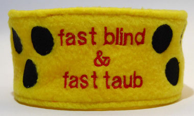 fast Blind und taub, Halsband taub, Halsband blind, blinder hund