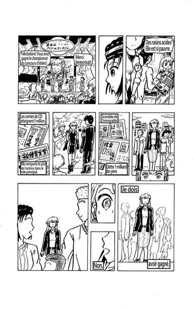 Manga-1page-in-French-Raisins-acides-d'un-perdant