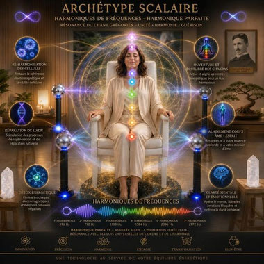 Archétype scalaire - Quintessence de la fréquence - Harmonisation bio-fréquentiel de haute précision  Roger Raymond.fr