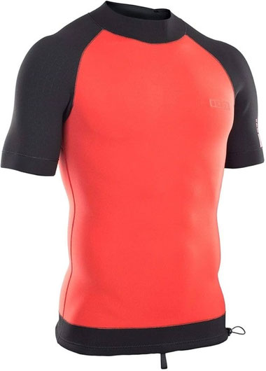 ION - Neo Top Men 2/2mm SS Red Blackim SALE bei Windsucht