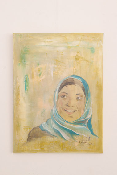 Well guarded.. with a hijab, 60 x 80 cm, 2017