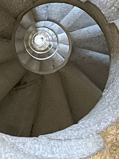 Treppe in der Sagrada Família Foto: Patrick Biehler