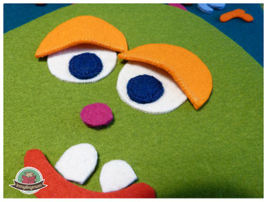 Quiet book Monsterbuch Spielbuch Nähbuch Activity buch Softbook Reisespielzeug Nähanleitung Schablonen ein Spielbuch nähen