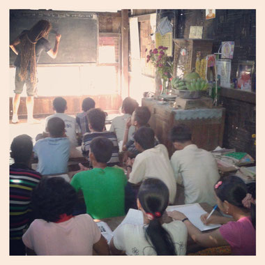 S'improviser prof d'anglais, Laputta, Birmanie, 03.02.2014